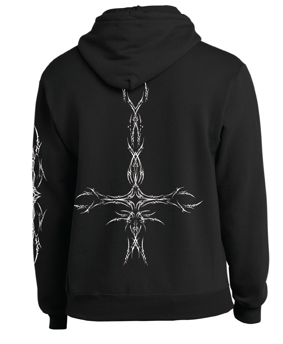 black hoodie