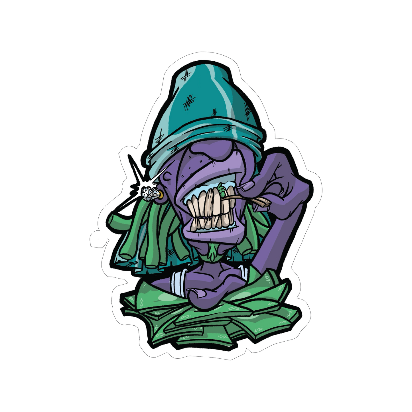 damage sticker