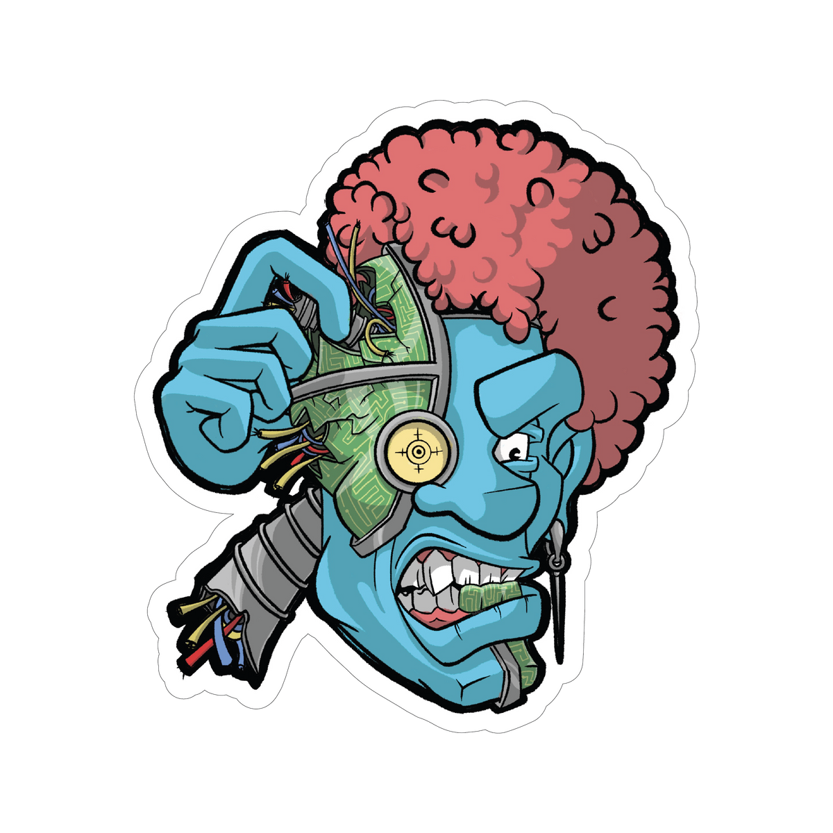 damage sticker