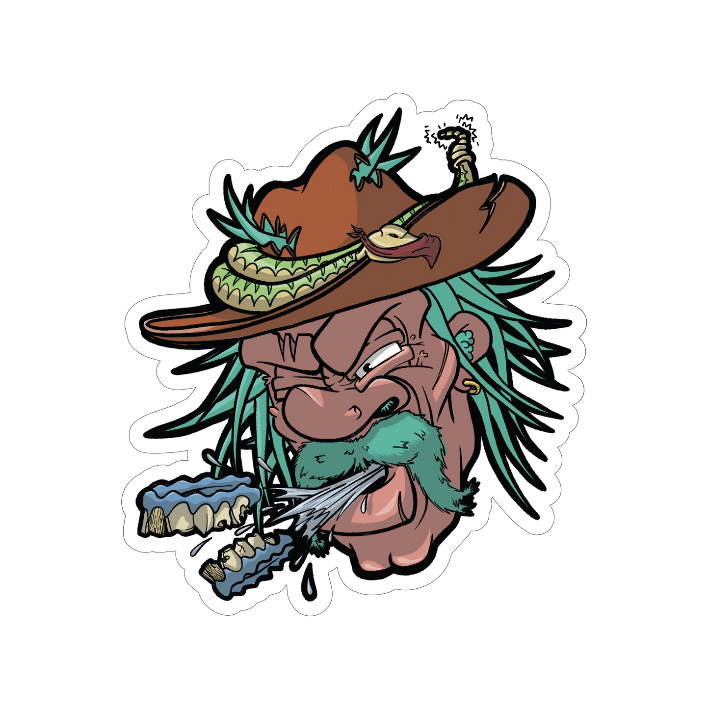 damage sticker