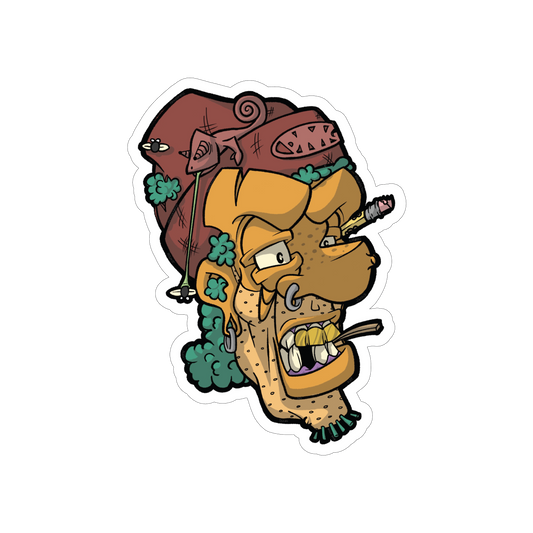 damage sticker