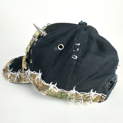 black studded camo hat