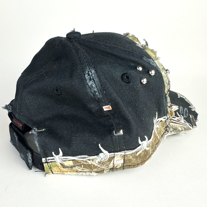 black studded camo hat