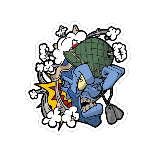 damage sticker