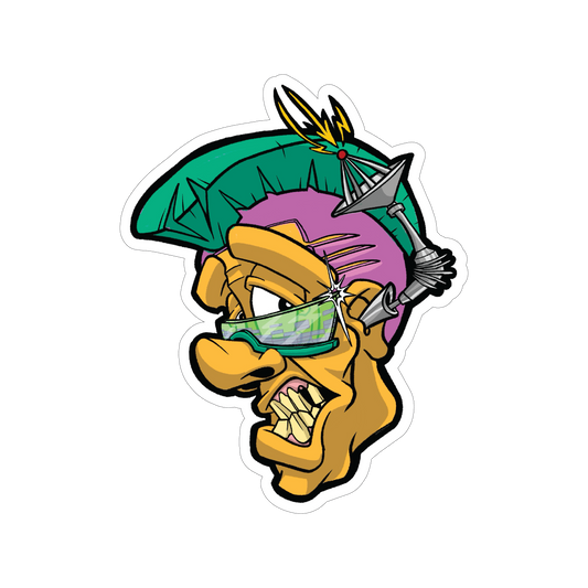 damage sticker