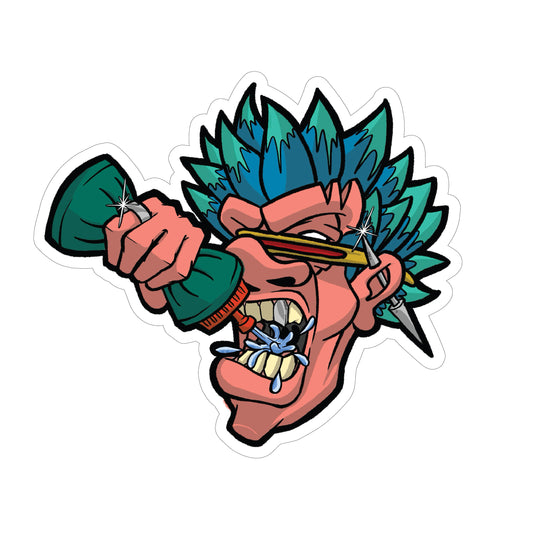 damage sticker